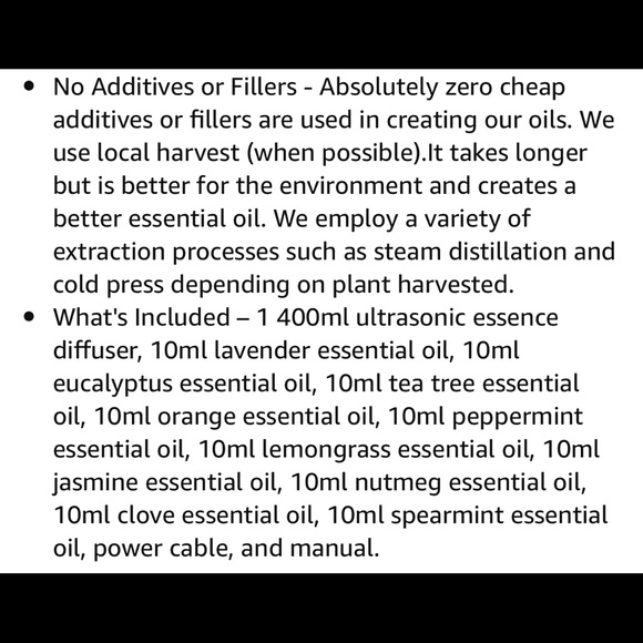 🆕 Ultrasonic Diffuser with 10 Pure Essential Oils - Picture 9 of 13